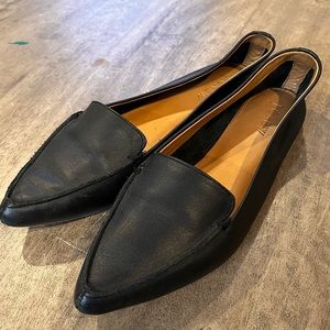 J. Crew black flats size 7